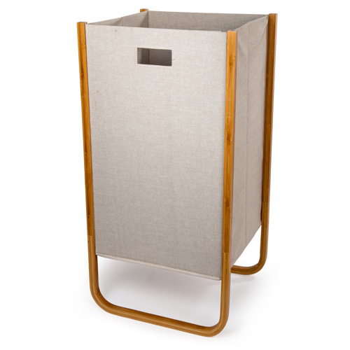 Rebrilliant Bamboo Sleek Laundry Hamper & Reviews Wayfair